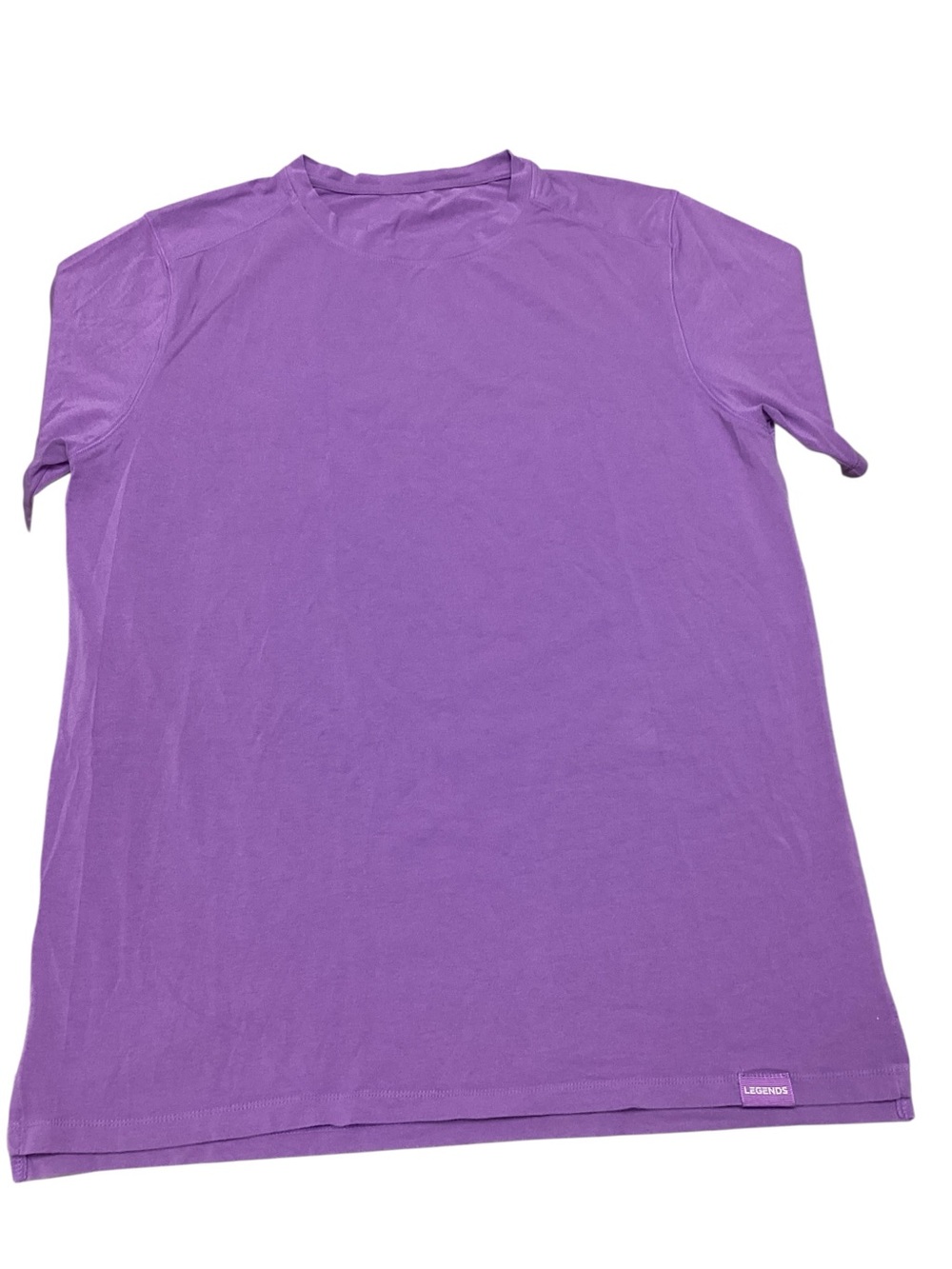 Legends men’s performance Purple Crew Neck Men’s T-Shirt size L